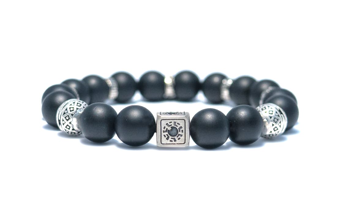 Matte Obsidien 12mm